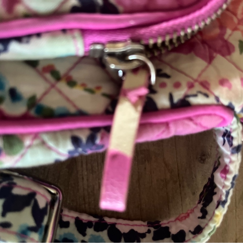 VERA BRADLEY Carson Hobo WILDFLOWER PAISLEY Shoulder Bag Purse Tote 10x6 - Picture 8 of 9